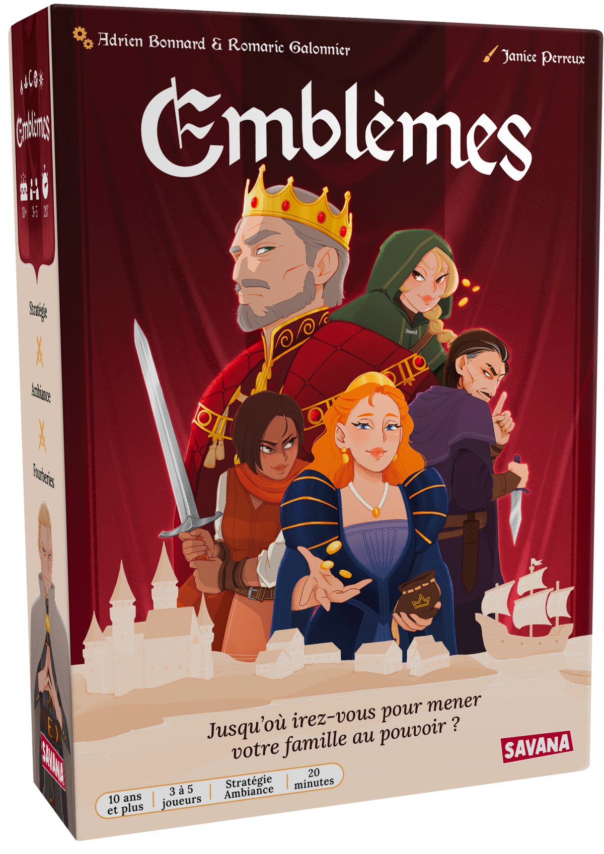 EMBLÈMES – LE JEU DE STRATÉGIES ET DE FOURBERIES