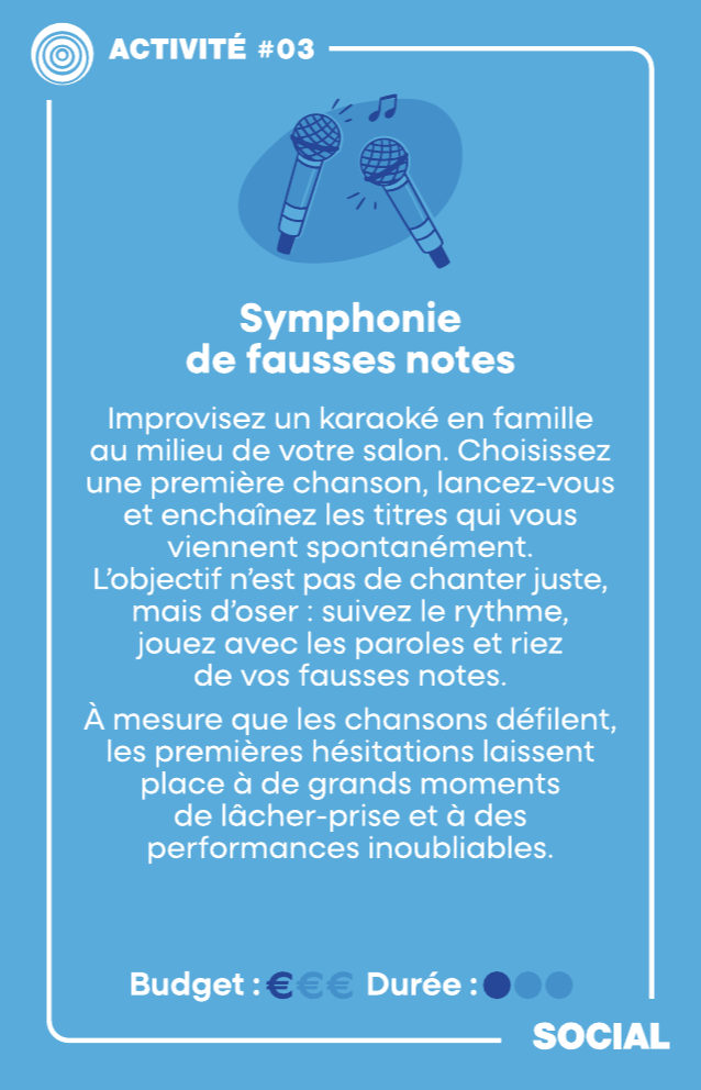 Carte SOCIAL FAMILLES : activité #3
