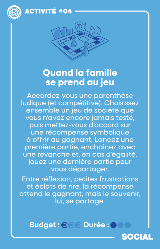 Carte SOCIAL FAMILLES : activité #4