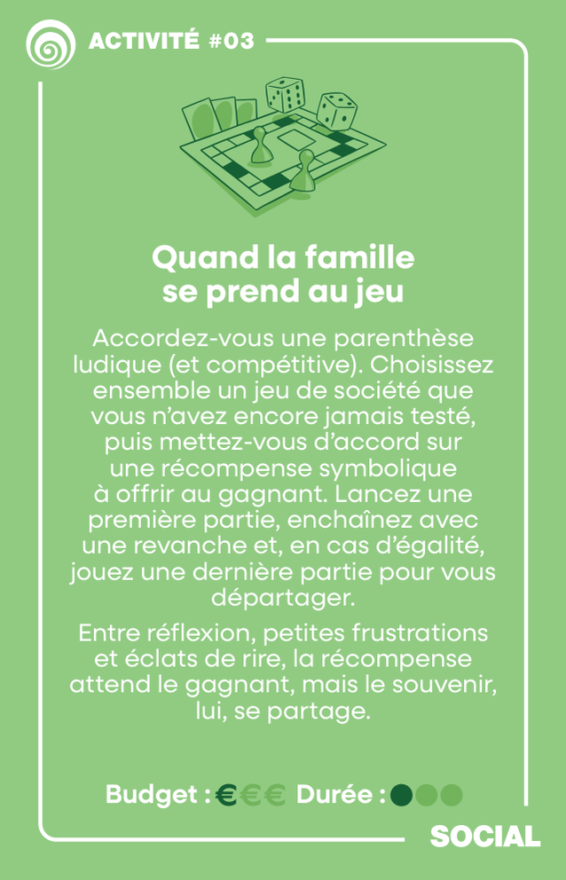 Carte SOCIAL GRANDS-PARENTS : activité #3