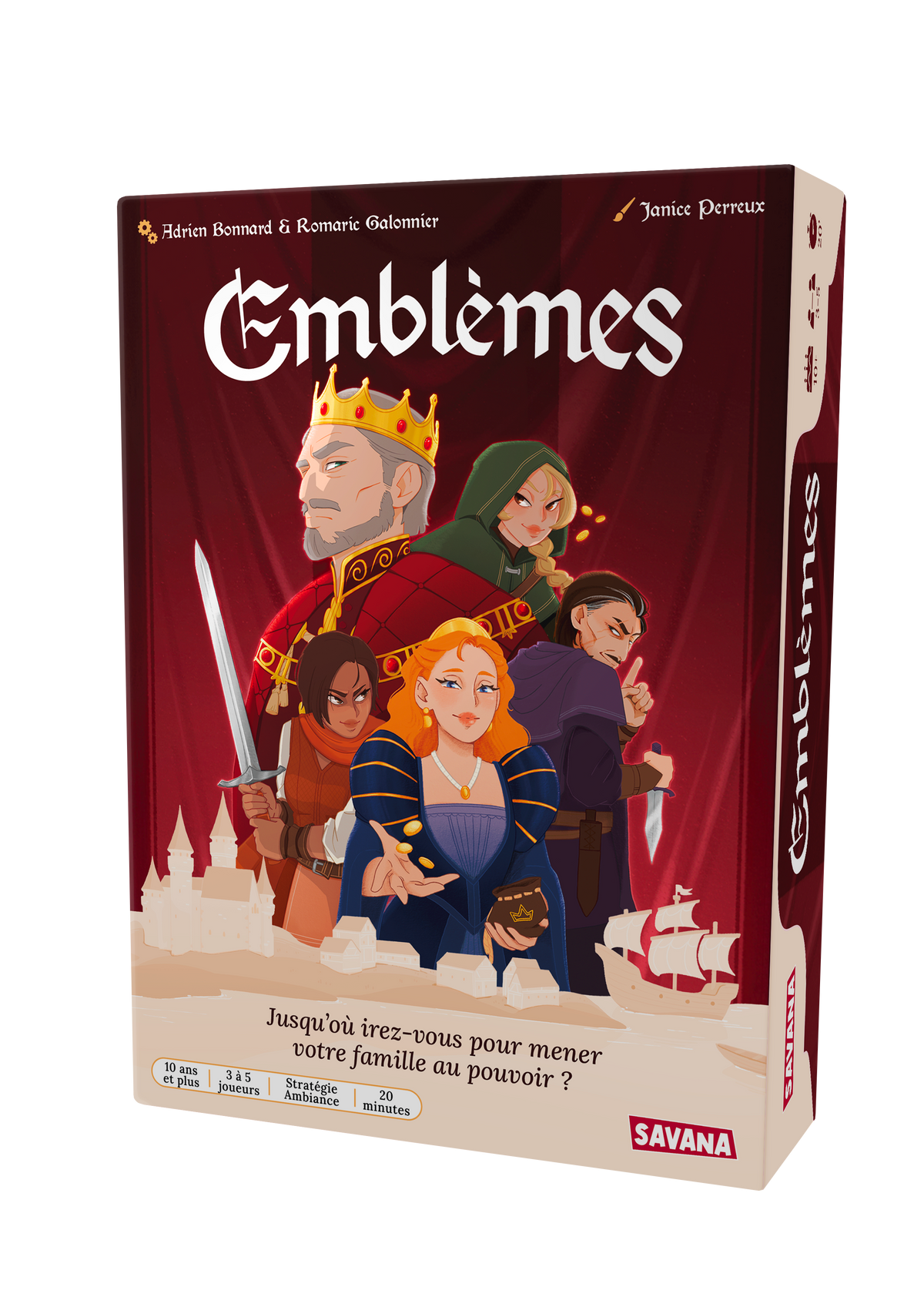 EMBLÈMES – LE JEU DE STRATÉGIES ET DE FOURBERIES