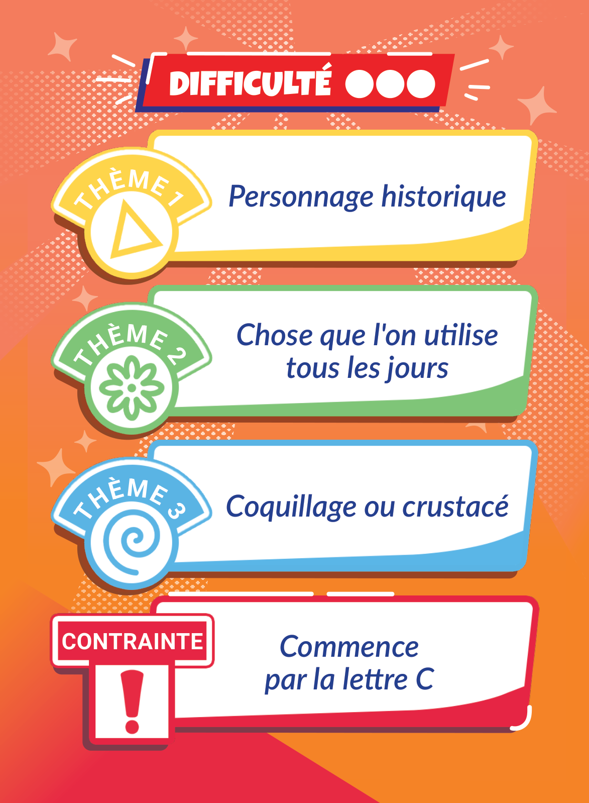 Carte thème BINGMO 3