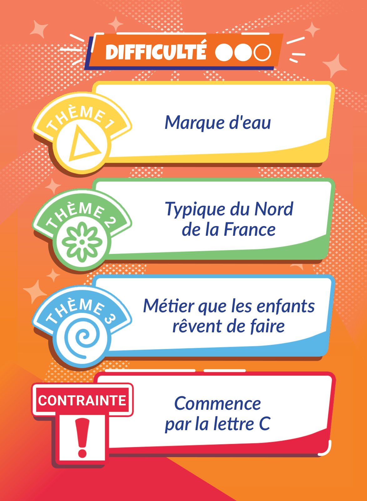Carte thème BINGMO 5