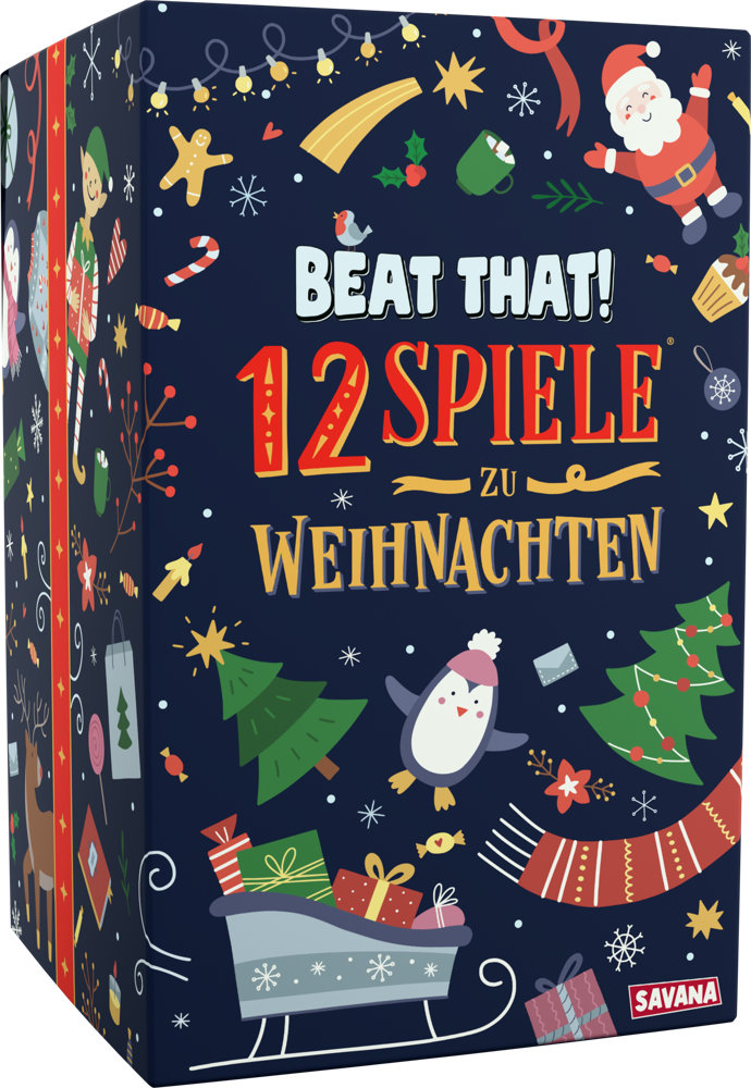12 Spiele zu Weihnachten Box